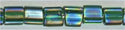 TF-2036 Toho Triangle 11 TF-2036 Silver Lined Emerald AB (3 inch tube)