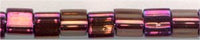 TF-0460A Raspberry Bronze Iris Toho Triangle 11 (3 inch tube)