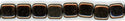 tl2-11 Dark Bronze 6mm Czech Tile  2 Hole