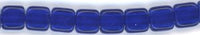 tl2-17 Cobalt Blue 6mm Czech Tile  2 Hole
