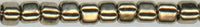 tr10-0457         Miyuki Size 10 Triangle -  Dark Bronze 3 inch tube