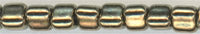 tr8-0457       Miyuki Size 8 Triangle -  Dark Bronze