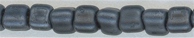 tr8-2001       Miyuki Size 8 Triangle -  Matte Gunmetal