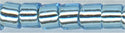 tt-0023    Silver Lined Light Blue  11 Toho Cylinder