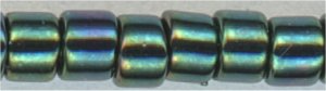 tt-0507    Metallic Nile Green Iris  11 Toho Cylinder