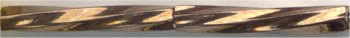 tw2012-0457 12mm Twisted Bugle Bronze (3 inch tube)