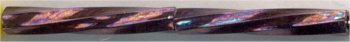 tw2012-0460 12mm Twisted Bugle Dark Wine (3 inch tube)
