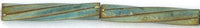 tw2012-1256 12mm Twisted Bugle Matte Metallic Patina Iris (3 inch tube)
