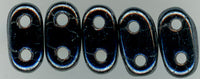 twb-002 Hematite 2x6mm 2 Hole Bar Beads(50)